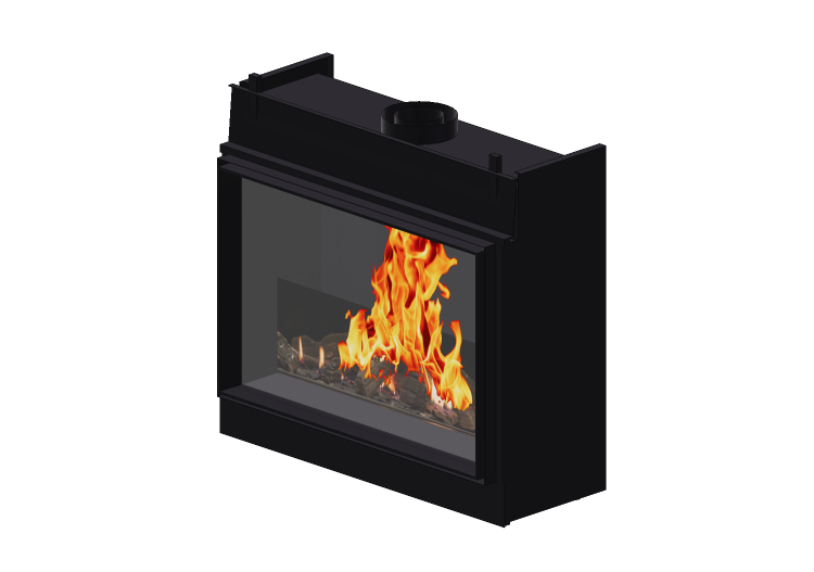 Camini 3D - Caminetto a gas - Barbas Bellfires - York Large... Camini 3D - Caminetto a gas - Barbas Bellfires - York Large...