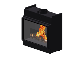 3D Kamine und Schornsteine - Gaskamin - Barbas Bellfires - York Small 3