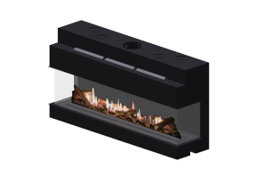 Camini 3D - Caminetto a gas - Barbas Bellfires - View Bell XXL 3