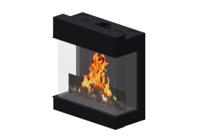 Chimeneas y Ductos 3D - Chimenea de gas - Barbas Bellfires - View Bell Derby 3
