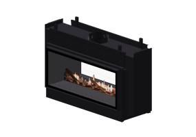 Chimeneas y Ductos 3D - Chimenea de gas - Barbas Bellfires - Horizon Bell Small 3 Tunnel