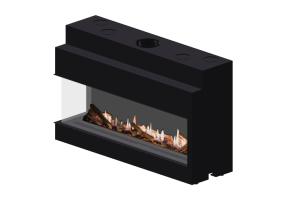 Camini 3D - Caminetto a gas - Barbas Bellfires - Corner Bell XL 3 L