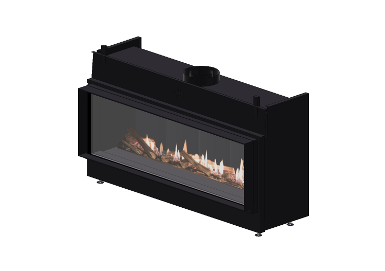 Chimeneas y Ductos 3D - Chimenea de gas - Barbas Bellfires... Chimeneas y Ductos 3D - Chimenea de gas - Barbas Bellfires...