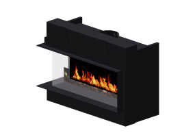 Chimeneas y Ductos 3D - Chimenea de gas - Barbas Bellfires - Corner Bell Medium 3 L