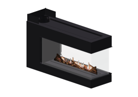 Chimeneas y Ductos 3D - Chimenea de gas - Barbas Bellfires - Room Divider Large 3