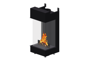 Chimeneas y Ductos 3D - Chimenea de gas - Barbas Bellfires - View Bell Vertical 3