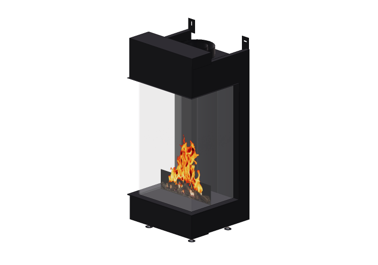 Chimneys and chimney pots 3D - Gas fireplace - Barbas... Chimneys and chimney pots 3D - Gas fireplace - Barbas...