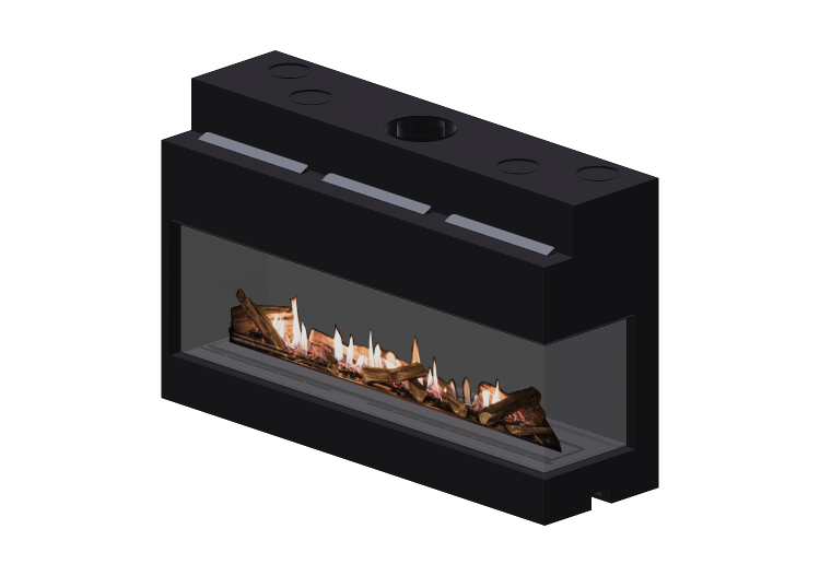 Chimeneas y Ductos 3D - Chimenea de gas - Barbas Bellfires... Chimeneas y Ductos 3D - Chimenea de gas - Barbas Bellfires...