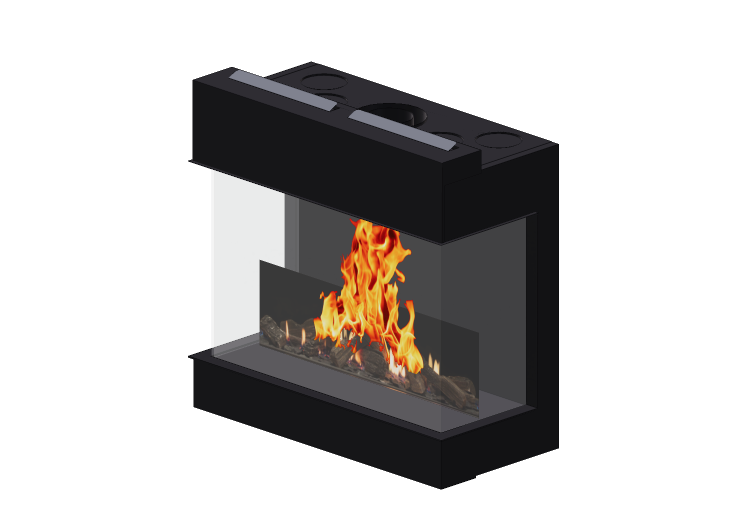 Camini 3D - Caminetto a gas - Barbas Bellfires - View Bell... Camini 3D - Caminetto a gas - Barbas Bellfires - View Bell...