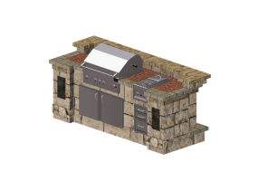 3D Kitchens - Stone kitchen - Belgard - Series 105