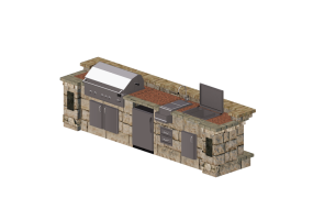3D Kitchens - Stone kitchen - Belgard - Series 110