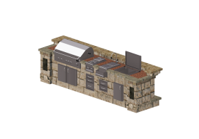 3D Kitchens - Stone kitchen - Belgard - Series 115
