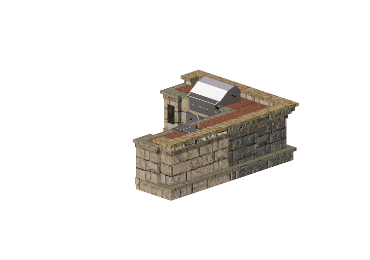Cuisine 3D - Cuisine en pierre - Belgard - Series 210 -... Cuisine 3D - Cuisine en pierre - Belgard - Series 210 -...