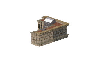 3D K&uuml;chen - Outdoor-K&uuml;che aus Stein - Belgard - Series 210