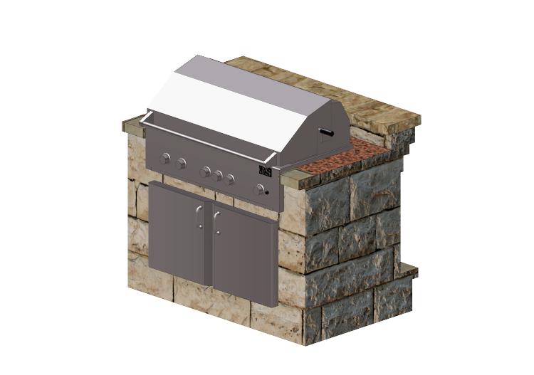 Cocinas 3D - Cocina de piedra - Belgard - Belgard Cocinas 3D - Cocina de piedra - Belgard - Belgard