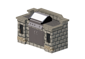 3D Kitchens - Stone kitchen - Belgard - Bristol - CM BS