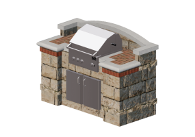 3D Kitchens - Stone kitchen - Belgard - Tuscany