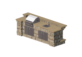 Cucine 3D - Cucina in pietra - Belgard - Wexford