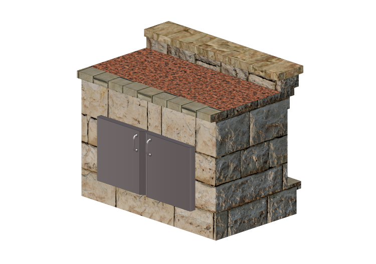 3D Furniture - Stone kitchen cabinet - Belgard - Belgard 3D Furniture - Stone kitchen cabinet - Belgard - Belgard