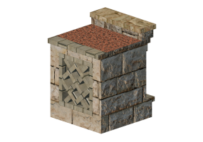 Mobili 3D - Cantinetta in pietra - Belgard 