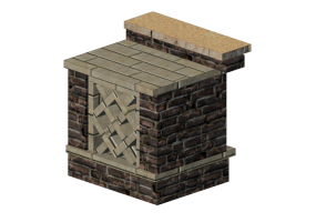 Accessoires 3D - Cellier en pierre - Belgard - Nottingham
