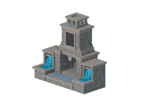 Chimeneas y Ductos 3D - Chimenea de piedra - Belgard - Cordova