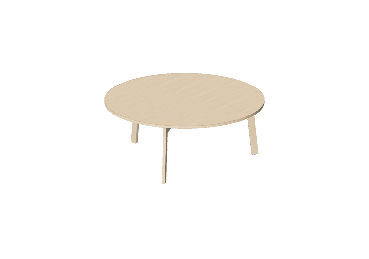 3D Tables - Circular table - Bla Station – Size L903 - Blå... 3D Tables - Circular table - Bla Station – Size L903 - Blå...