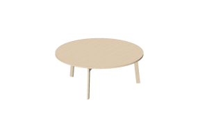 3D Tisch - Tisch rund - Bla Station &ndash; Size L903