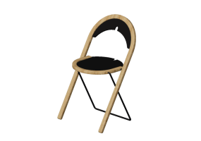 Sedie 3D - Sedia con struttura in legno - Bla Station &ndash; Sparta B15