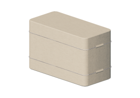 3D Sessel und Sofas - Pouf aus Stoff &ndash; Bla Station &ndash; PM