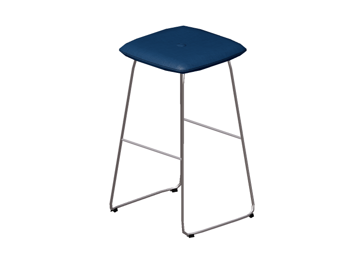 3D Chairs - High metallic stool - Bla Station – Dundra S73... 3D Chairs - High metallic stool - Bla Station – Dundra S73...