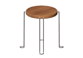 Sillas 3D - Taburete bajo de metal - Bla Station &ndash; B2