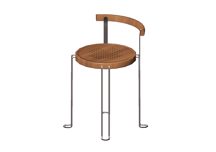 3D Stühle - Niedriger Metallhocker - Bla Station – B4 - Blå... 3D Stühle - Niedriger Metallhocker - Bla Station – B4 - Blå...