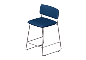 Chaises 3D - Tabouret haut en m&eacute;tal - Bla Station &ndash; Dundra S72A