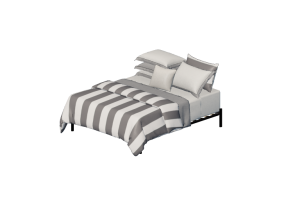 Lits 3D - Lit deux places - By The Bed - The 325 Kent Cinza