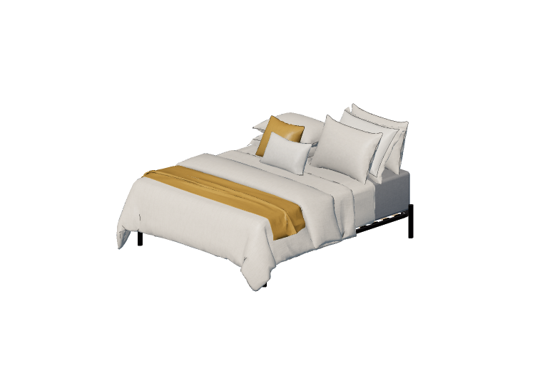 Letti 3D - Letto matrimoniale - By The Bed - Henge - By The... Letti 3D - Letto matrimoniale - By The Bed - Henge - By The...