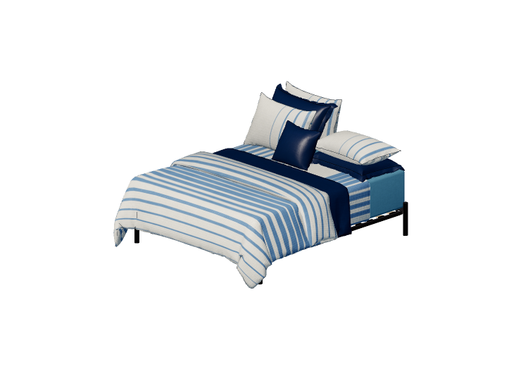 3D Betten und Nachttische - Doppelbett - By The Bed -... 3D Betten und Nachttische - Doppelbett - By The Bed -...