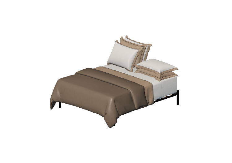 Camas 3D - Cama de casal - By The Bed - The East V Cinza -... Camas 3D - Cama de casal - By The Bed - The East V Cinza -...