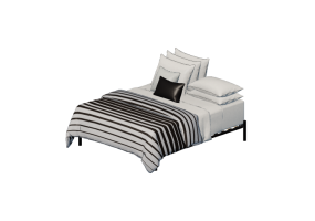 Camas 3D - Cama de casal - By The Bed - The Time