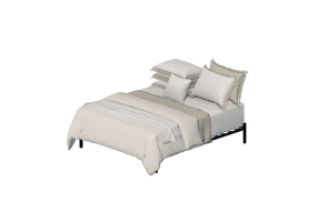 Camas y Mesitas de noche 3D - Cama matrimonial - By The Bed - The East V Bege