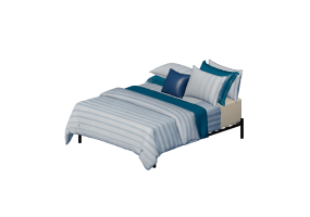 Camas y Mesitas de noche 3D - Cama matrimonial - By The Bed - The Seagram
