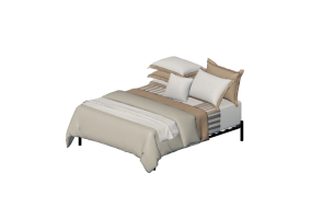 Letti 3D - Letto matrimoniale - By The Bed - The 325 Kent Bege