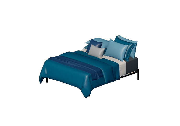 Beds and Side Cabinets 3D - Kingsize bed - By The Bed -... Beds and Side Cabinets 3D - Kingsize bed - By The Bed -...