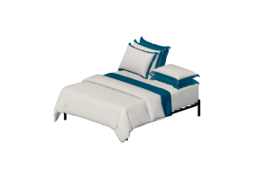 3D Betten und Nachttische - Doppelbett - By The Bed - The Public Azul