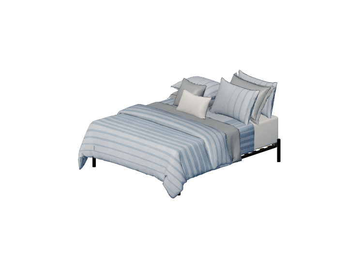 Camas 3D - Cama de casal - By The Bed - Path - By The Bed Camas 3D - Cama de casal - By The Bed - Path - By The Bed