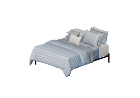 Beds and Side Cabinets 3D - Kingsize bed - By The Bed - Path