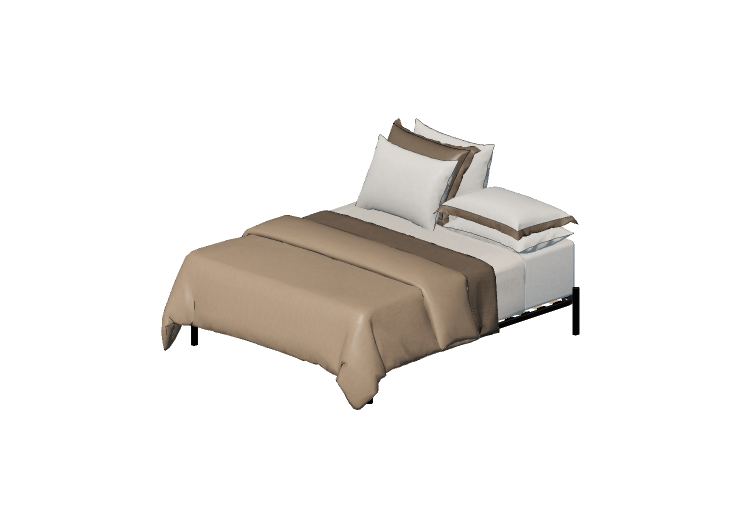 Lits 3D - Lit deux places - By The Bed - The Carnegie Bege... Lits 3D - Lit deux places - By The Bed - The Carnegie Bege...