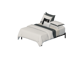 Letti 3D - Letto matrimoniale - By The Bed - Brick
