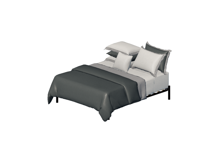 Camas y Mesitas de noche 3D - Cama matrimonial - By The Bed... Camas y Mesitas de noche 3D - Cama matrimonial - By The Bed...