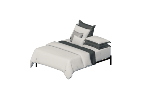 Letti 3D - Letto matrimoniale - By The Bed - The 325 Kent Branco